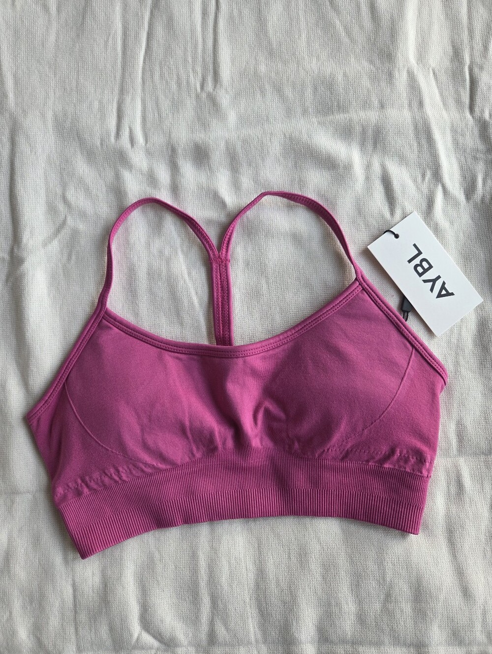 NWT AYBL Women's Empower Seamless Sports Bra Magenta Size S
